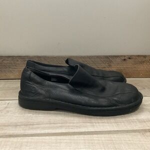 Men's Norfolk Industrial Doc Martens Black Slip‎ On Comfort Shoes 13 M EUC! 🔥